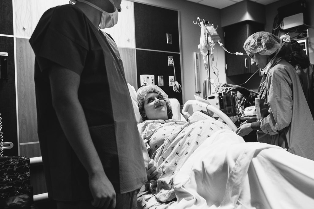 hospital birth photography