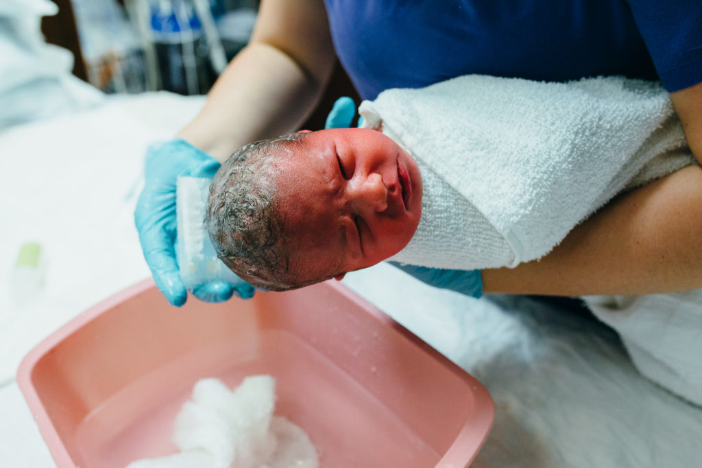 baby's first bath