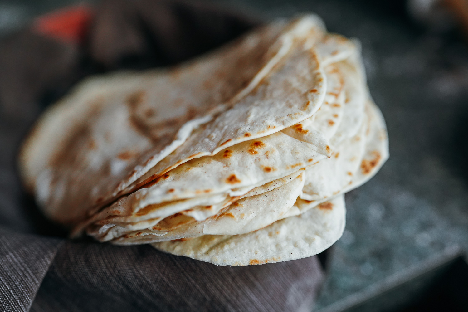 fresh homemade tortillas
