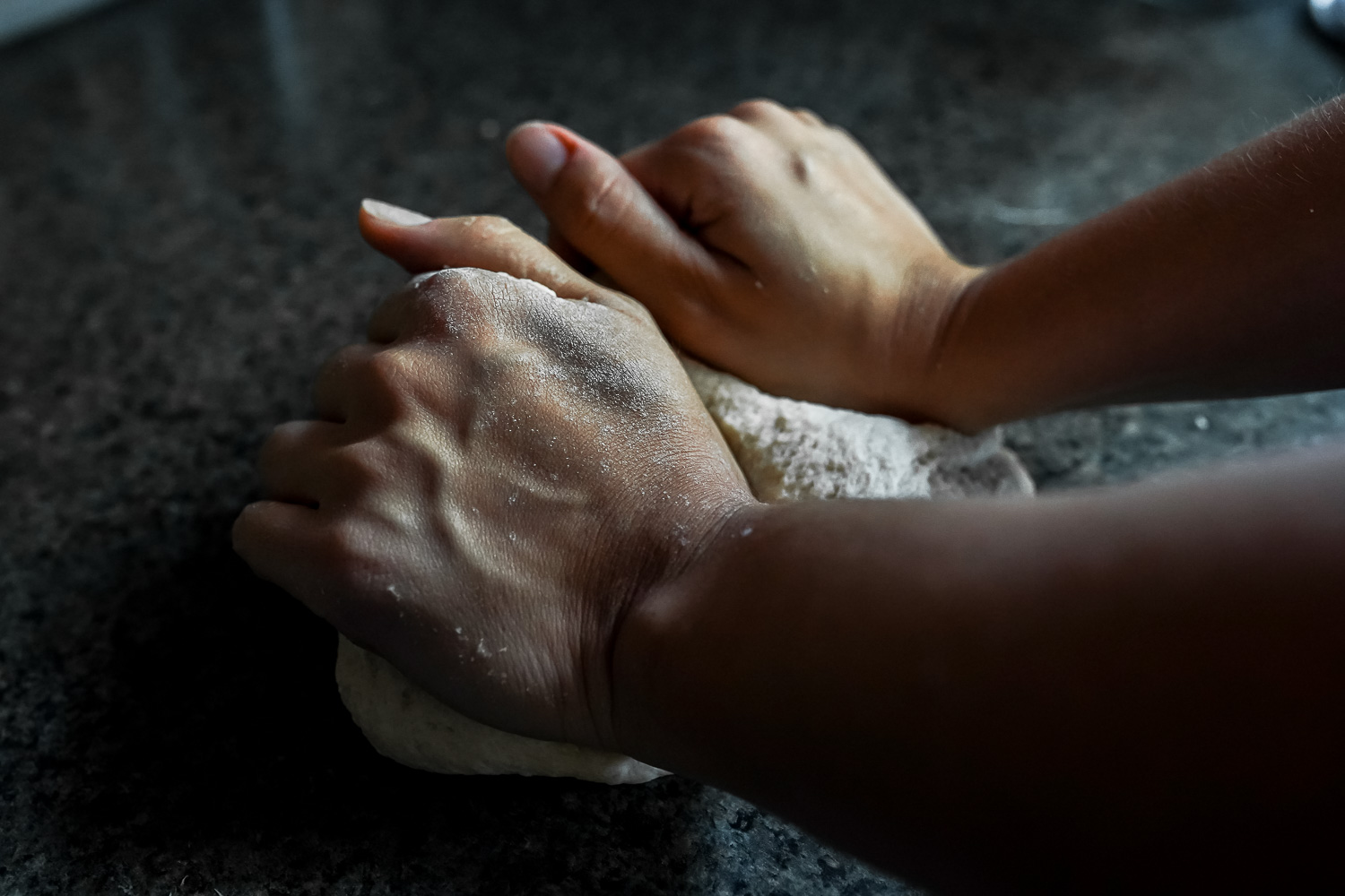 kneading dough